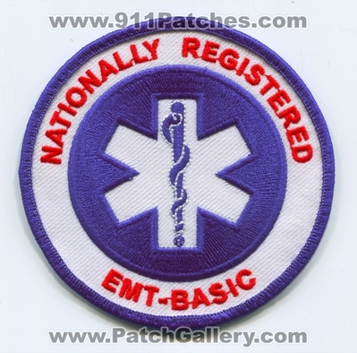 Nationally Registered Emergency Medical Technician NREMT Basic EMS Patch (No State Affiliation)
Scan By: PatchGallery.com
Keywords: nremtb n.r.e.m.t.b. ambulance emt-basic