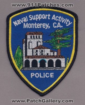 Naval Support Activity Monterey Police Department (California)
Thanks to PaulsFirePatches.com for this scan.
Keywords: nsa ca. usn navy