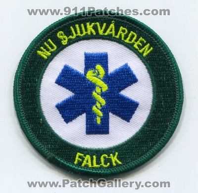 NU Sjukvarden Falck Ambulance EMS Patch (Sweden)
Scan By: PatchGallery.com
Keywords: swedish emergency medical services emt paramedic