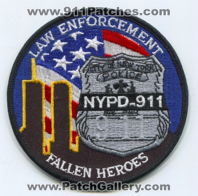 New York City Police Department NYPD Law Enforcement Fallen Heroes Patch (New York)
Scan By: PatchGallery.com
Keywords: of dept. n.y.p.d. 911