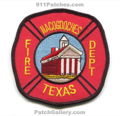 Nacogdoches Fire Department Patch (Texas)
Scan By: PatchGallery.com
Keywords: dept.