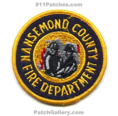 Nansemond County Fire Department Patch (Virginia)
Scan By: PatchGallery.com
Keywords: co. dept.