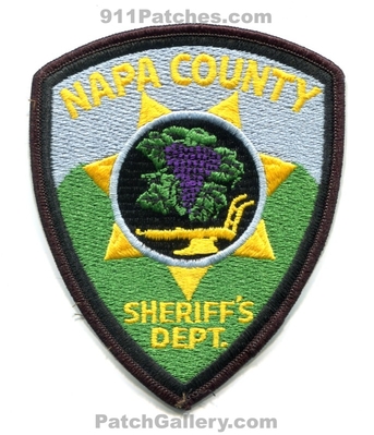 Napa County Sheriffs Office Patch (California)
Scan By: PatchGallery.com
Keywords: co. department dept.
