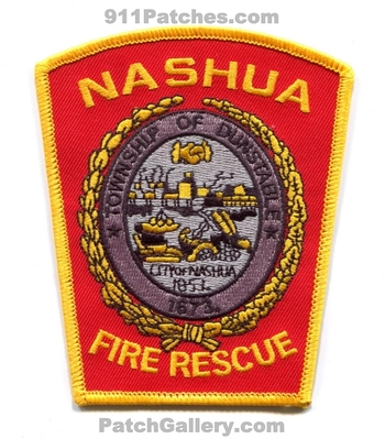 Nashua Fire Rescue Department Patch (New Hampshire)
Scan By: PatchGallery.com
Keywords: dept. city of township twp. of dunstable 1673