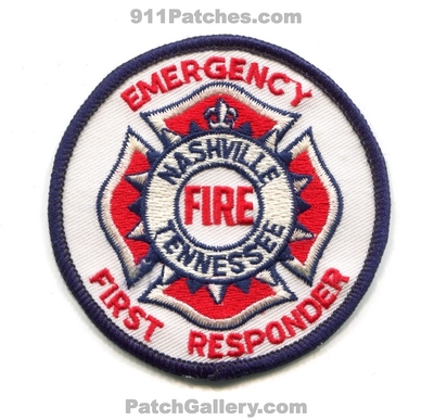 Nashville Metropolitan Fire Department Emergency First Responder Patch (Tennessee)
Scan By: PatchGallery.com
Keywords: dept. metro
