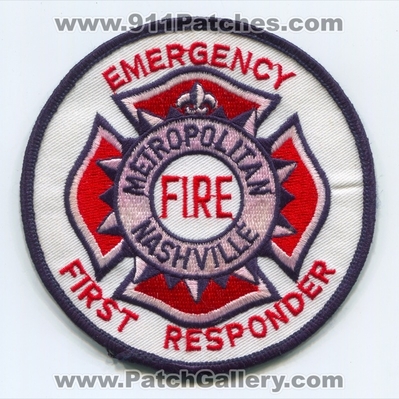 Nashville Metropolitan Fire Department Emergency First Responder Patch (Tennessee)
Scan By: PatchGallery.com
Keywords: metro dept. ems