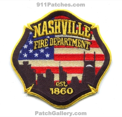 Nashville Fire Department Patch (Tennessee)
Scan By: PatchGallery.com
Keywords: dept. est. 1890