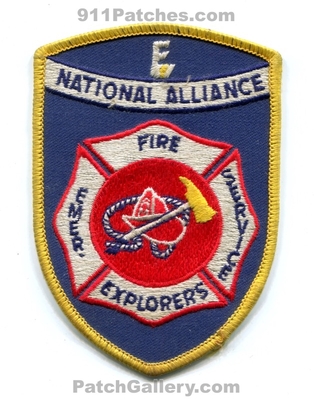 National Alliance Fire Emergency Service Explorers Patch (No State Affiliation)
Scan By: PatchGallery.com
Keywords: emer. services post