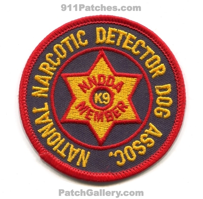 National Narcotic Detector Dog Associaion Patch (Texas)
Scan By: PatchGallery.com
Keywords: nndda member k9 k-9