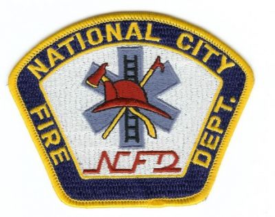 National City Fire Dept
Thanks to PaulsFirePatches.com for this scan.
Keywords: california department ncfd