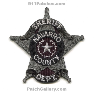 Navarro County Sheriffs Department Patch (Texas)
Scan By: PatchGallery.com
Keywords: co. dept. office