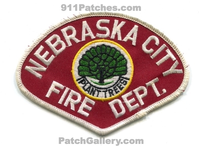 Nebraska City Fire Department Patch (Nebraska)
Scan By: PatchGallery.com
Keywords: dept. plant trees