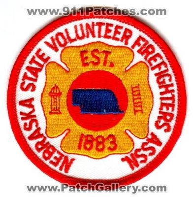 Nebraska State Volunteer FireFighters Association (Nebraska)
Scan By: PatchGallery.com
Keywords: assn.