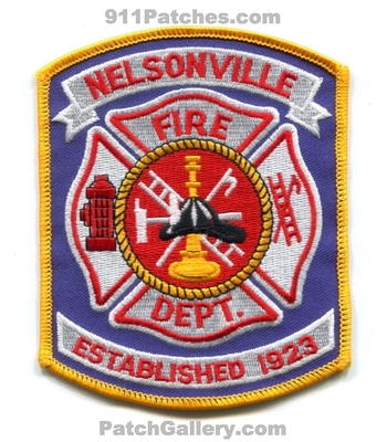 Nelsonville Fire Department Patch (New York)
Scan By: PatchGallery.com
Keywords: dept. established 1923