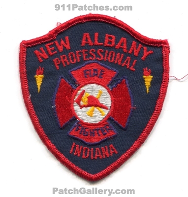 New Albany Fire Department Professional Firefighter Patch (Indiana)
Scan By: PatchGallery.com
