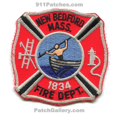 New Bedford Fire Department Patch (Massachusetts)
Scan By: PatchGallery.com
Keywords: dept. mass. 1834