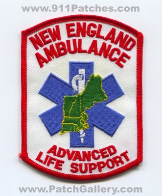 New England Ambulance Advanced Life Support ALS EMS Patch (Rhode Island)
Scan By: PatchGallery.com
