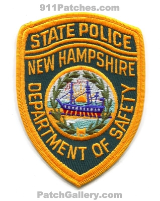 New Hampshire State Police Patch (New Hampshire)
Scan By: PatchGallery.com
Keywords: department dept. of safety highway patrol