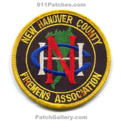 New Hanover County Firemens Association Fire Patch (North Carolina)
Scan By: PatchGallery.com
Keywords: co. assoc. assn. department dept.