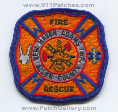New Haven Adams Township Allen County Fire Rescue Department Patch (Indiana)
Scan By: PatchGallery.com
Keywords: twp. co. dept.
