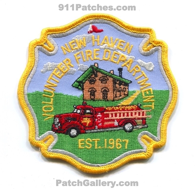 New Haven Volunteer Fire Department Patch (Vermont) (Confirmed)
Scan By: PatchGallery.com
Keywords: vol. dept. est. 1967