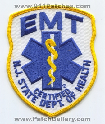 New Jersey State Certified Emergency Medical Technician EMT EMS Patch (New Jersey)
Scan By: PatchGallery.com
Keywords: n.j. department dept. of health doh ambulance