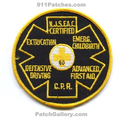 New Jersey State First Aid Council NJSFAC Certified Patch (New Jersey)
Scan By: PatchGallery.com
In Memory of Bernie Shaffer
Keywords: n.j.s.f.a.c. extrication emergency childbirth extrication defensive driving cpr advanced ems ambulance emt paramedic