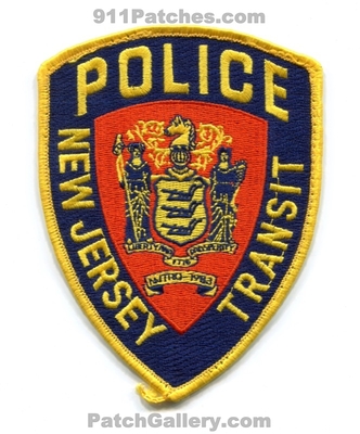 New Jersey Transit Police Department Patch (New Jersey)
Scan By: PatchGallery.com
Keywords: state dept.