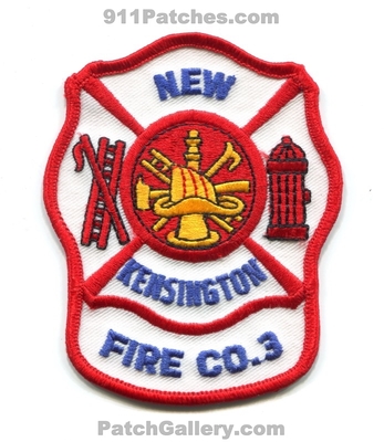 New Kensington Fire Company 3 Patch (Pennsylvania)
Scan By: PatchGallery.com
Keywords: co. department dept.