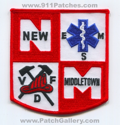 New Middletown Volunteer Fire Department EMS Patch (Ohio)
Scan By: PatchGallery.com
Keywords: vol. dept. vfd