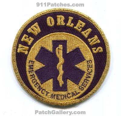 New Orleans Emergency Medical Services EMS Patch (Louisiana)
Scan By: PatchGallery.com
Keywords: ambulance emt paramedic