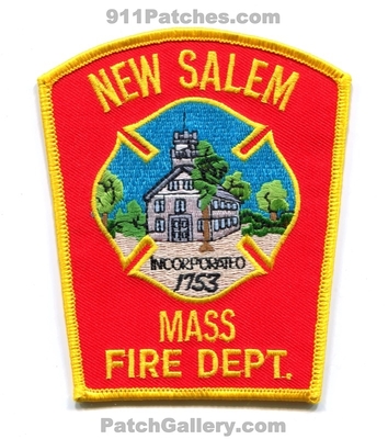 New Salem Fire Department Patch (Massachusetts)
Scan By: PatchGallery.com
Keywords: dept. incorporated 1753