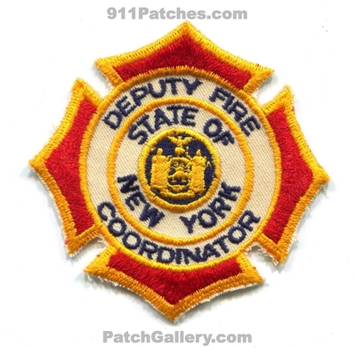 New York Deputy Fire Coordinator Patch (New York)
Scan By: PatchGallery.com
Keywords: state of department dept.