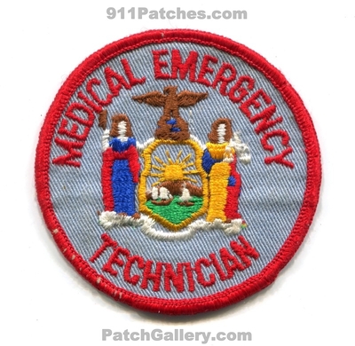 New York State Medical Emergency Technician EMS Patch (New York)
Scan By: PatchGallery.com
Keywords: emt met ambulance