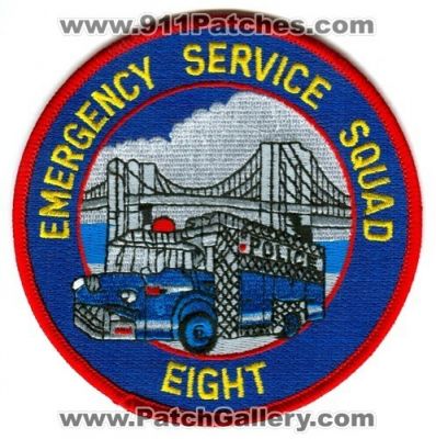 New York Police Department ESS ESU Squad 8 (New York)
Scan By: PatchGallery.com
Keywords: nypd emergency services unit eight