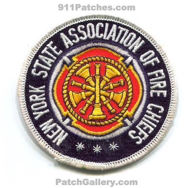 New York State Association of Fire Chiefs Patch (New York)
Scan By: PatchGallery.com
Keywords: assoc. assn.