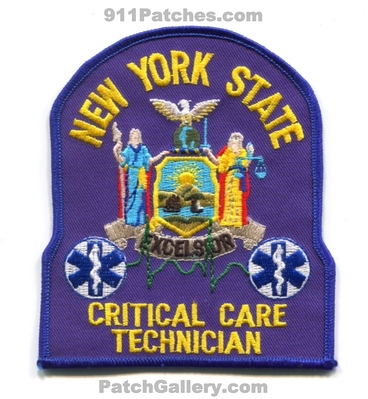 New York State Critical Care Technician CCT EMS Patch (New York)
Scan By: PatchGallery.com
Keywords: emergency medical services ambulance