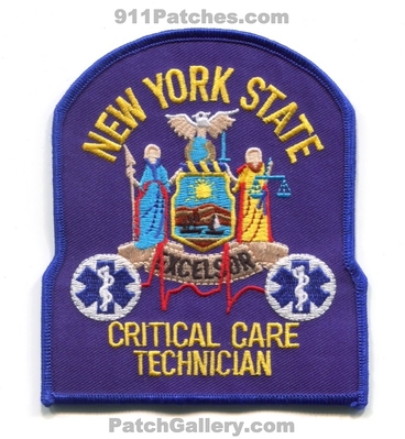 New York State Critical Care Technician CCT EMS Patch (New York)
Scan By: PatchGallery.com
Keywords: emergency medical services ambulance