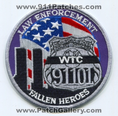 New York State Court Law Enforcement Fallen Heroes Patch (New York)
Scan By: PatchGallery.com
Keywords: 91101 wtc