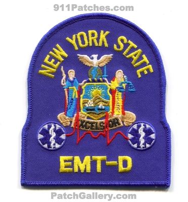 New York State Emergency Medical Technician Defibrillator EMT-D EMS Patch (New York)
Scan By: PatchGallery.com
Keywords: services ambulance