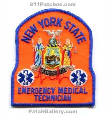 New York State Emergency Medical Technician EMT EMS Patch (New York)
Scan By: PatchGallery.com
Keywords: services ambulance