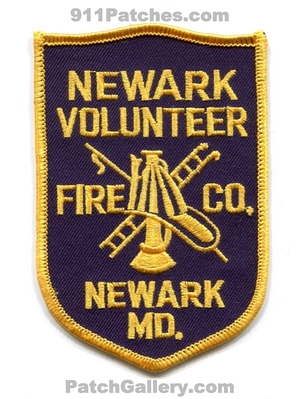 Newark Volunteer Fire Company Patch (Maryland)
Scan By: PatchGallery.com
Keywords: vol. co. department dept.