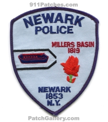 Newark Police Department Patch (New York)
Scan By: PatchGallery.com
Keywords: dept. millers basin 1819 1853 n.y.