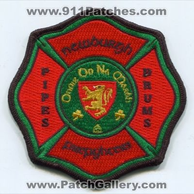 Newburgh Fire Department FireFighters Pipes Drums Patch (New York)
[b]Scan From: Our Collection[/b]
[b]Patch Made By: 911Patches.com[/b]
Keywords: dept.