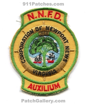 Newport News Fire Department Auxilium Patch (Virginia)
Scan By: PatchGallery.com
Keywords: dept. nnfd n.n.f.d. corporation of 1958