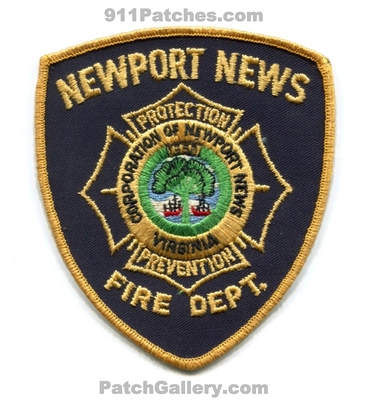 Newport News Fire Department Patch (Virginia)
Scan By: PatchGallery.com
Keywords: corporation of dept. protection prevention