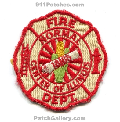 Normal Fire Department Patch (Illinois)
Scan By: PatchGallery.com
Keywords: dept. center of
