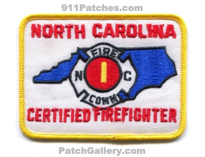 North Carolina State Certified Firefighter I Fire Patch (North Carolina)
Scan By: PatchGallery.com
Keywords: commission 1