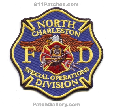 North Charleston Fire Department Special Operations Division Patch (South Carolina)
Scan By: PatchGallery.com
Keywords: dept.