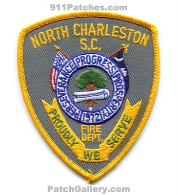 North Charleston Fire Department Patch (South Carolina)
Scan By: PatchGallery.com
Keywords: dept. proudly we serve perseverance progress prosperity 1972